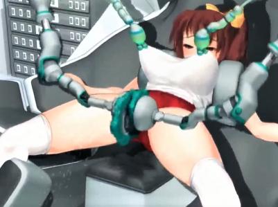 ＜愛嬢機姦＞ブルマ娘を監禁機械姦で奴隷調教＾＾2穴ピストンバイブで快楽責め！！とどめは洗脳して種付けプレス濃厚セックス❤
