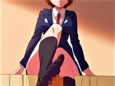 〖貴方ハ私ノモノ〗優等生な女子高生がイケメンDDの弱みを握って逆レイプ！？言葉責め×パンチラ足コキでスペルマ大量射精ｗ