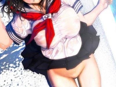 《3DCG》プールサイドで制服少女を生ハメFUCK＾＾パイズリフェラ抜き奉仕＆ガン突き種付け+ぶっかけ濃厚セックス！！