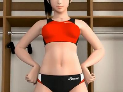 《3DCG》スポコスえっちだ…ｗ 性欲をばっこり解放する首絞め寝バック種付けプレスで濃厚セックス！！《3Dエロアニメ》