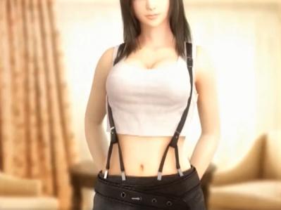 ＜美麗3DCG＞実写かな？FF女格闘家さんとイチャラブじゅぽフェラ＆濃厚セックスでパイパンまんこに種付け！！＜同人＞