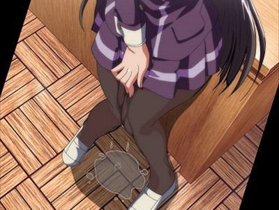 ＜美脚奴隷＞黒パンストの制服娘にノーパンでリモコンバイブin＾＾羞恥の露出調教に耐え切れずお漏らし失禁大アクメ！！
