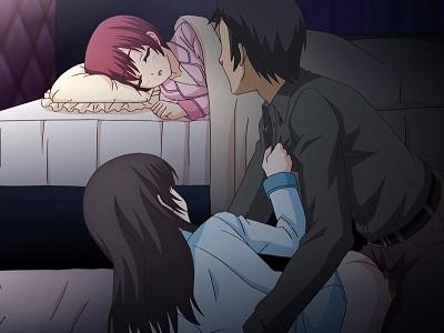 『そしてわたしはおじさんに……』就寝中の愛娘の横でSEXするゲスの極みパパｗｗｗ バチコリ種付けキメる中出しレイプ！！