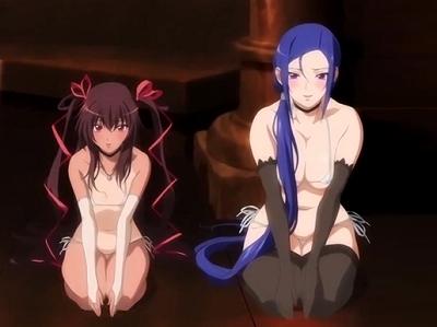 ＜対魔忍＞奴隷堕ちした巨乳＆貧乳くノ一が三つ指ついて種付け懇願！！パイパンまんこに連続射精⇒孕ませアクメ❤＜ユキカゼ＞