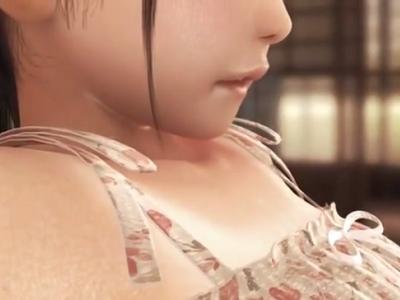 ＜夏のひめごと。＞超美麗3DCGｷﾀｰｰｰ!!ちっぱいJSと姉妹丼ハーレム逆3Pでパイパンまんこに種付けプレス❤❤
