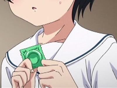 ＜Aサイズ＞貧乳ちっぱいなボーイッシュ少女がお友達のクラスメイトに犯されちゃう☆ゴムが外れて大量ぶっかけ濃厚セックス❤