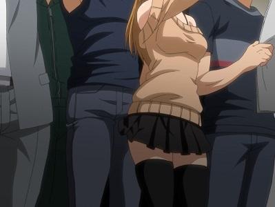 ＜痴漢支配＞電車でニーハイ美少女を狙う凄テク痴漢師★羞恥責め種付け調教で卵子と子宮が完全屈服ぅ!!＜集団レイプ＞