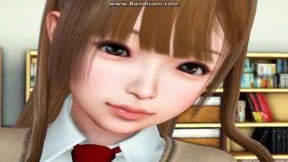 【3Dエロアニメ】この体つきはたまらない！スレンダーなのに爆乳の茶髪のロリJKが自分の部屋でひたすらオナニー！