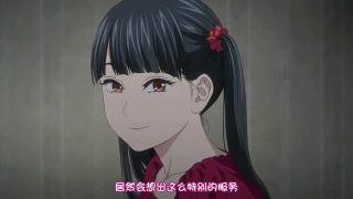 【エロアニメ】誘うような目つきがたまらない！ツインテールの黒髪ロングのスレンダーなJKを連れ込み、そのままハメ中出し！
