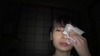【跡美しゅり】ミニスカ姿で揉みまくり！美白肌&敏感乳首女子校生が最後は丁寧にお掃除フェラでご奉仕！