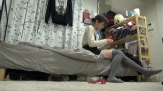 超美人なニーソギャルを部屋に連れ込んで泥酔w野球拳からのガチハメの盗撮に成功！！