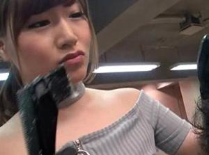 誘惑◆美容室 舞島あかり！こっそり咥えて搾り取る！勃起回避不能ｗｗ
