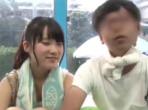 素人カップルを美容マッサージと称してMM号へ！彼氏を待たせ他人棒と中出しファック！