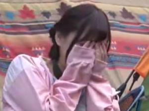 超話題のソロキャン女子に密着取材！www口説いて野外やテントでSEX！