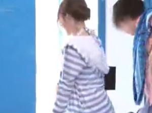 彼氏までミラー越し30cmの距離で密着泡マッサージ体験！巨乳おっぱい彼女を寝取るｗ