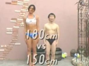 身長180cm あの高身長バレーボール！！ダイナミック騎乗位セックス！