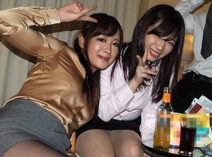 二次会で悪ふざけして女子社員！！即ハメセックスを社用カメラで撮影！