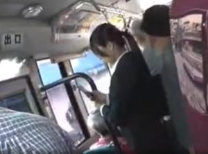 痴●師にパンストの中で手マンされ濡れシミができるほどwアクメマンコを更に辱められる！