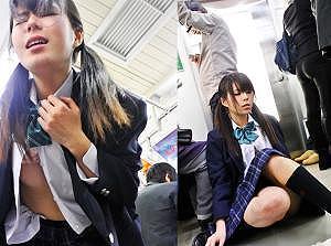 パンツが見えている事に気が付かない天然ドジっ娘！！鬼畜男が襲いかかり凌辱レイプ！勃起回避不能ｗｗｗ
