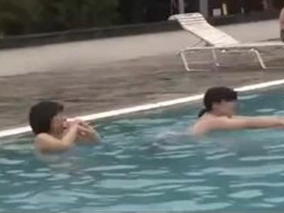 @企画,美乳@プールの監視員のお姉さんに水中で痴漢！誰もいない裏手でレイプされた水着美女！見ないと損な作品