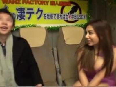 @素人,おっぱい@「10分も必要ないですよ♡」セクシー女優が素人男性と膣内射精Hかけて射精我慢対決！スタイルがいい感じの女の子