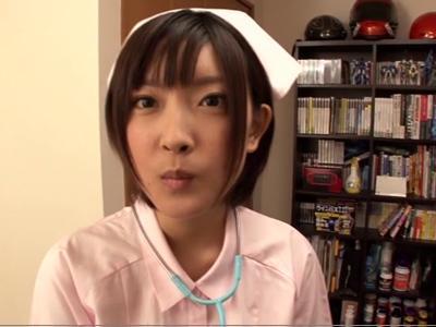 @巨乳@ナース服姿の大きなおっぱい美女が素人男性宅にお邪魔して濃厚ご奉仕H！悩んだ時はこの動画