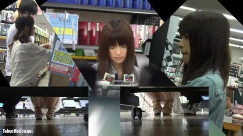 ＜パンチラ盗撮＞この撮影場所はもしかしてレンタルビデオ屋のゲ●？|こんやのおかず 祝１００回記念！