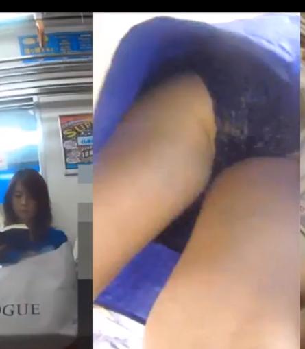 【 盗撮 】美人なお姉さんのパンツは絶対逃さず盗撮しちゃう男！！！