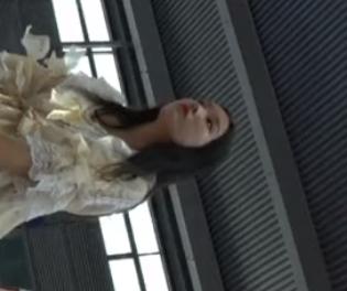【 盗撮 】イベント会場にいた美少女☆タイツから透ける生パンがエッチすぎる！！！