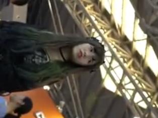 【 盗撮 】素人コスプレ少女☆水玉生パンを思いっきり撮られちゃう！！！