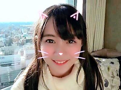 【HD高画質・素人個人撮影】自然な笑顔が可愛いロリ貧乳美少女JDは割と積極的♡マンコを弄り体と乳首を舐め回してうっとり♡