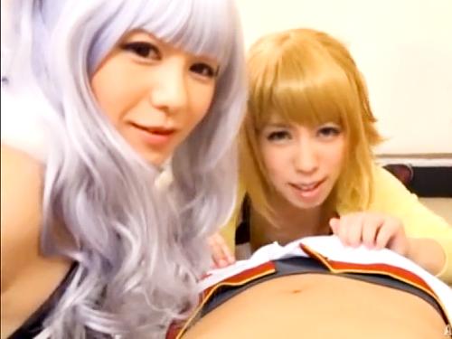 【アニコス・世界征服〜謀略のズヴィズダー〜】星宮ケイト・ヴィニエイラ様コスの銀髪ロリと金髪巨乳美少女がヲタク男優と生パコ！