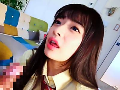 【HD高画質】小柄な韓国人ハーフの貧乳美少女JKがドエロいハメ撮り♡フェラや手コキで抜きまくり！激ピストンで種付け中出し