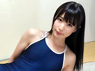 あの夏の日が蘇る♡ロリ系美少女JKがスク水コス♡スクール水着を着たまま乳首責め＆フェラ抜き♡着衣ローションプレイ＆素股！