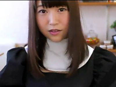 【HD高画質・主観フェラ抜き】清純な美少女メイドがキモ男やおじさん達のザーメンをごっくん！ズビッと吸引しお掃除フェラも