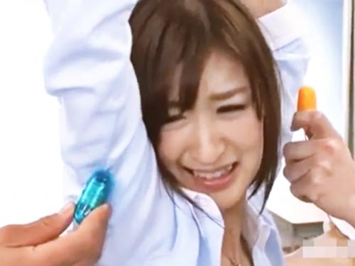 ◆中出しレイプ◆もうやめてえ…！クールビューティーな美人女教師を拘束マシンバイブと三角木馬で連続調教潮吹き絶頂アクメ！