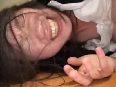 《就活生号泣レイプ》履歴書から自宅をつきとめられ暴力的に犯される巨乳お姉さん…惨劇の無許可中出しに絶望する！！