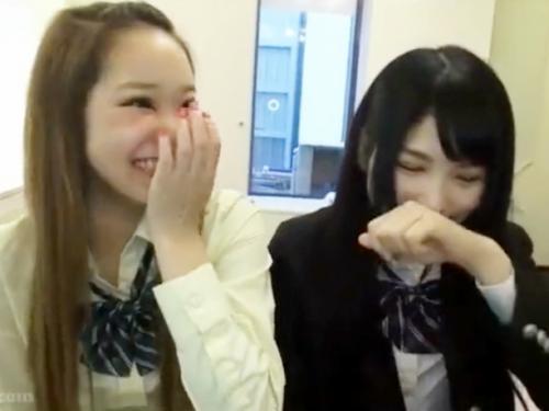 【円光】金髪と黒髪の親友同士な美少女JKが援助交際！！幼いロリま〇こを生で犯しまくって制服のままぶっかけ
