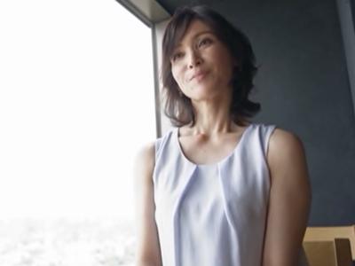 【美堂かなえ】45歳でも色気が衰えない美魔女人妻さん！子どもの成人を機に女の悦びを求めてAV出演！！《熟女・不倫》