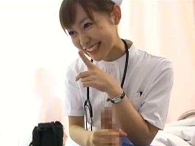 「出ちゃったね♡♡」痴女ナースにシゴかれた童貞ショタ男！優しく射精させるクラスメートの美人お姉さん【篠田ゆう】