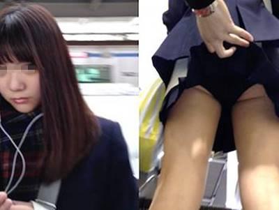 ※ヤバイやつ【素人・個人流出】美少女JKと目が合ってもお構いなしにスカートめくりしてパンチラ盗撮する痴漢