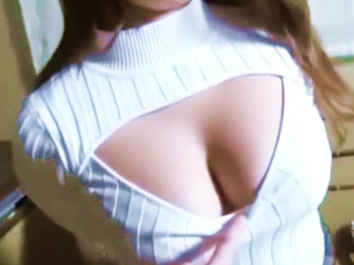 《素人》『谷間すげえ…!!』出会い系アプリで見つけた巨乳美人ギャルに生中出しで種付け膣内射精をハメ撮り！！