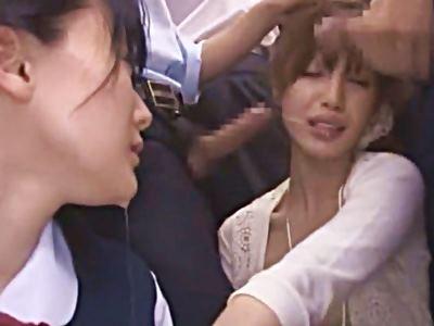 「娘に手は出さないで…！！」人妻母子を痴漢・中出しレイプ！仲良し親子が手マンでW潮吹き！生挿入膣内射精・熟女凌辱！