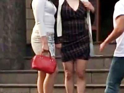 《素人熟女ナンパ》泥酔したヨガ教室の四十路人妻ママ友をゲット！巨乳ミニスカの美人おばさんをしみけんが唸らす美魔女ナンパ！