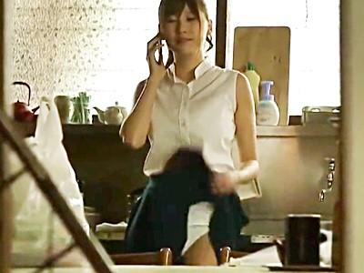 《人妻/寝取られ》過去に義父からレイプを受けた嫁。嵐の夜にふたたび押し倒されて…【三原ほのか】