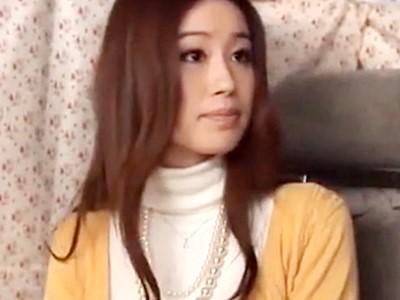 『奥さん…おっぱい舐めていいですね？』巨乳の奥様がハメ撮りで中出しされる！オマ●コ濡らし発情するスレンダー美人妻ナンパ！