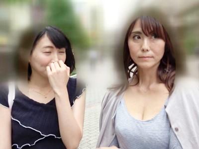 美熟女母娘ナンパ！清楚な四十路人妻は中出しされて痙攣イキ潮吹き！10代のマメ乳首な美人娘にも連続中出しする親子丼H！！