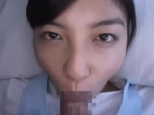 【美空あいり】美人ナースさんの優しいご奉仕フェラ抜きを主観視点で味わう♪