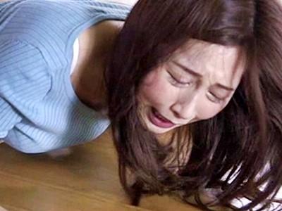 《熟女/NTR》元同僚に中出しされる人妻！リストラの腹いせに寝取られレイプで種付けされた奥様が痙攣絶頂！【佐々木あき】