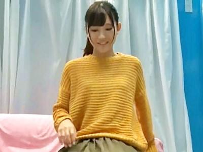 《マジックミラー号×素人ナンパ企画》黒髪清楚な専門学生の美少女♥早漏チ●ポでお悩みの男性を優しく射精サポートでご奉仕！
